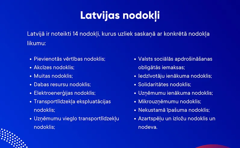 Latvijas nodokļi